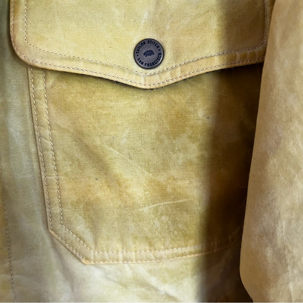 Taylor Stitch Winslow Waxed Cotton Halley Stevensons Wool Jacket Mens size 38 M - Picture 8 of 8